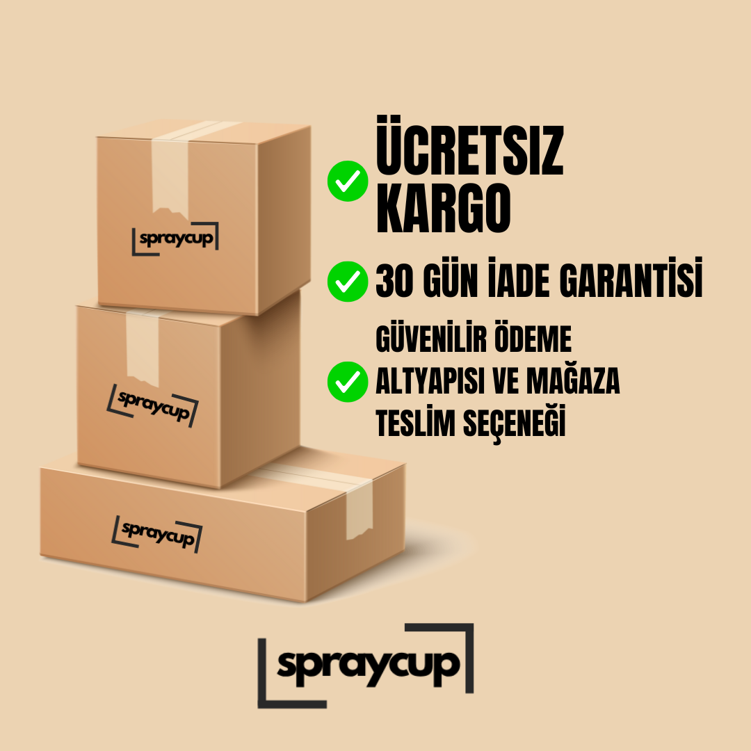 Spraycup® Çok Amaçlı Çift Fonksiyonlu Sprey ve Yağdanlık